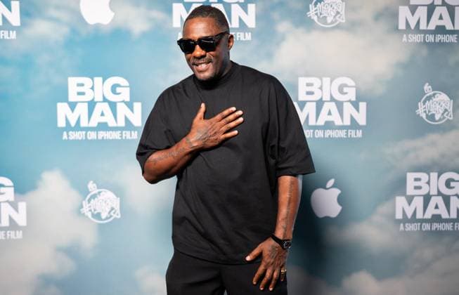 Big Man Premiere - London LONDON, ENGLAND - JUNE 18: Idris Elba attends the Big Man London Premiere, at BFI Southbank on June 18, 2025 in London, England. Big Man is a short film shot on iPhone 16 pro and presented by Apple and Merky Films. Photo by Lounis Photography ABACAPRESS.COM London United Kingdom  Copyright: xLounisPhotography ABACAx