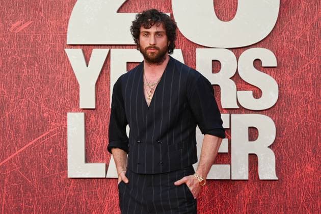 Aaron Taylor-Johnson attends 28 Years Later World Premiere at the Odeon Luxe Leicester Square in London, England. UK. Wednesday 18th June 2025. Copyright: xJamesxWarrenx adxt2056