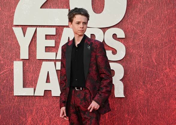 Alfie Williams attends 28 Years Later World Premiere at the Odeon Luxe Leicester Square in London, England. UK. Wednesday 18th June 2025. Copyright: xJamesxWarrenx adxt2081
