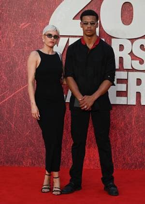 Tigerlily Taylor and Mkulu Lee attends 28 Years Later World Premiere at the Odeon Luxe Leicester Square in London, England. UK. Wednesday 18th June 2025. Copyright: xJamesxWarrenx adxt2105