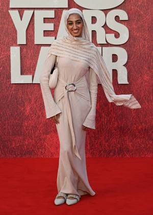Zainab Jiwa attends 28 Years Later World Premiere at the Odeon Luxe Leicester Square in London, England. UK. Wednesday 18th June 2025. Copyright: xJamesxWarrenx adxt2129