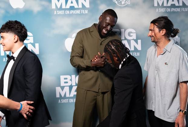 Big Man London Premiere - VIP Arrivals LONDON, ENGLAND - JUNE 18: Klevis Brahja, Stormzy, Jaydon Eastman and Aneil Karia attend the Big Man London Premiere, at BFI Southbank on June 18, 2025 in London, England. Big Man is a short film shot on iPhone 16 pro and presented by Apple and Merky Films. (Credit to Lounis Tiar Avalon Red), Credit:Lounis Tiat Avalon United Kingdom, London, BFI Southbank  Copyright: xLounisxTiatx xAvalonx 1012252429