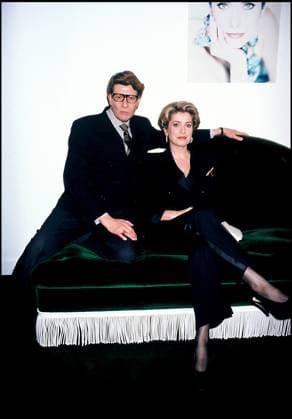ARCHIVES - YVES SAINT LAURENT ET CATHERINE DENEUVE France *** Archiv YVES Heiliger LAURENT und CATHERINE DENEUVE Frankreich  Copyright: xAGENCEx xBESTIMAGExAGENCEx xBESTIMAGEx