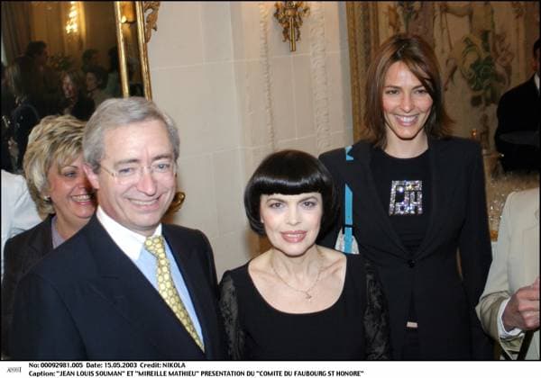 JEAN LOUIS SOUMAN ET MIREILLE MATHIEU PRESENTATION DU COMITE DU FAUBOURG ST HONORE PLAN SERRE *** JEAN LOUIS SOUMAN und MIREILLE MATHIEU PRÄSENTATION VON KOMITEE VON FAUBURG ST HONORE Plan Gewächshaus  Copyright: xAGENCEx xBESTIMAGExAGENCEx xBESTIMAGEx