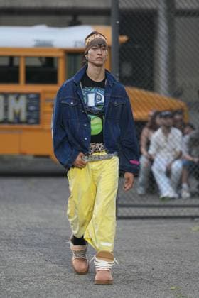 Milan, Milan Men s Fashion Week: Spring Summer 2026 - Men s Fashion, Spring Summer 2026 - PDF fashion show - catwalk in the photo: Model  Copyright: xRiccardoxGIordanox xipa-agency.netx xRiccardoxGiordanox IPA_Agency_IPA59288980