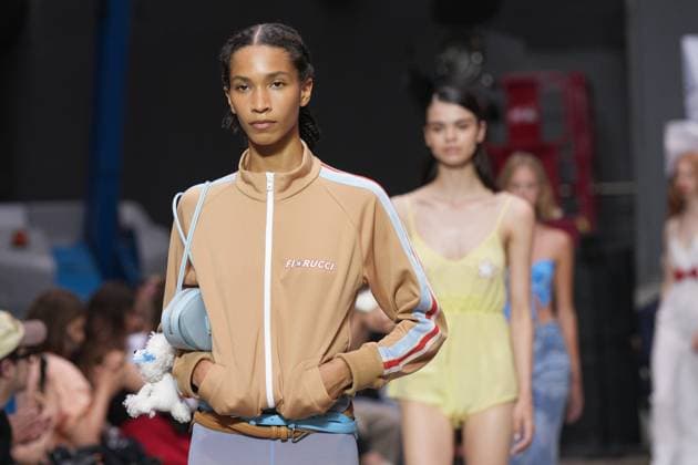 Mailand Fashion Week, Fiorucci Modenschau Milan, Milan Men s Fashion Week: Spring Summer 2026 - Men s Fashion, Spring Summer 2026 - Fiorucci fashion show - catwalk in the photo: Model  Copyright: xRiccardoxGIordanox xipa-agency.netx xRiccardoxGiordanox IPA_Agency_IPA59292990