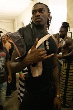 News - PDF - Celebrities and backstage - Milan Fashion Week - Menswear Spring Summer 2026 Rafa Leao attends the PDF fashion show during the Milan Menswear Spring Summer 2026 Fashion Week on June 20, 2025 in Milan, Italy. Photo: Cinzia Camela. MILAN Caserma XXIV Maggio Italy Copyright: xCinziaxCamelax xLiveMediax LPN_1930705
