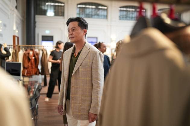 Milan, Milan Men s Fashion Week: Spring Summer 2026 - Men s Fashion, Spring Summer 2026 - Korean actor Lee Seo-Jin at the KITON presentation - arrivals in the photo:  Copyright: xRiccardoxGIordanox xipa-agency.netx xRiccardoxGiordanox IPA_Agency_IPA59311525