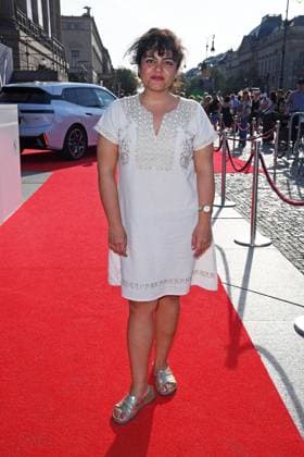 Sara Fazilat auf dem Roten Teppich zur STAATSOPER FÜR ALLE in der Staatsoper Unter den Linden in Berlin am 21.06.2025