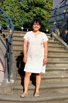 Staatsoper für alle , Roter Teppich auf dem Bebelplatz, Berlin, 21.06.2025 Sara Fazilat bei der Ankunft zu Charles Gounods RomÃ o et Juliette nach William Shakespeare in der Staatsoper für Alle auf dem Bebelplatz in Berlin am 21.6.2025. Berlin Staatsoper Unter den Linden Copyright: xAnitaxBuggex
