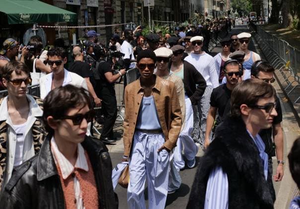 Milan, Milan Men s Fashion Week: Spring Summer 2026 - Men s Fashion, Spring Summer 2026.- DOLCE & GABBANA fashion show  Copyright: x xipa-agency.netx xLucaPonti IpaAgencyx IPA_Agency_IPA59325862