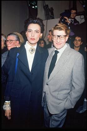 ARCHIVES - INES DE LA FRESSANGE ET YVES SAINT LAURENT - BACKSTAGE - DEFILE DE MODE COLLECTION PRET A PORTER PRINTEMPS ETE 1992 A PARIS Paris France *** Archiv INES von DIE FRESSANGE und YVES Heiliger LAURENT BACKSTAGE DEFILE von Mode COLLECTION PRET A tragen Frühling SOMMER 1992 A Paris Paris Frankreich  Copyright: xBERTRANDxRINDOFFxPETROFFx xBESTIMAGExBERTRANDxRINDOFFxPETROFFx xBESTIMAGEx