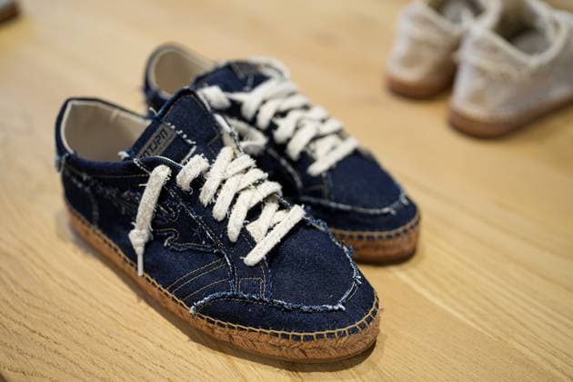 Milan, Italy: Milan, Milan Men s Fashion Week: Spring Summer 2026 - Men s Fashion, Spring Summer 2026 - Enterprise Japan presentation - details in the photo: shoe detail Milan Italy  - ZUMAp169 20250622_zea_p169_546 Copyright: xRiccardoxGiordanox