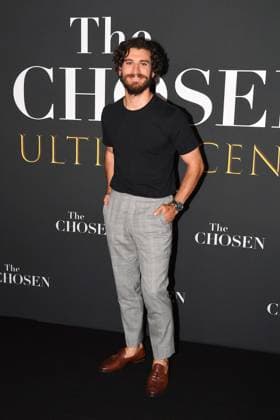 Rome, Cinema Adriano Premiere of the Series The Chosen The Last Supper , In the photo: George Harrison Xanthis  Copyright: xVincenzoxLandix xipa-agency.netx xVincenzoxLandix IPA_Agency_IPA59399179