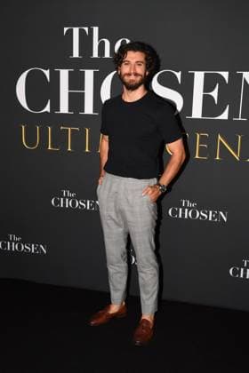 Rome, Cinema Adriano Premiere of the Series The Chosen The Last Supper , In the photo: George Harrison Xanthis  Copyright: xVincenzoxLandix xipa-agency.netx xVincenzoxLandix IPA_Agency_IPA59399184