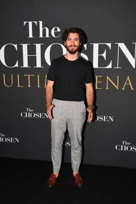 Rome, Cinema Adriano Premiere of the Series The Chosen The Last Supper , In the photo: George Harrison Xanthis  Copyright: xVincenzoxLandix xipa-agency.netx xVincenzoxLandix IPA_Agency_IPA59399185