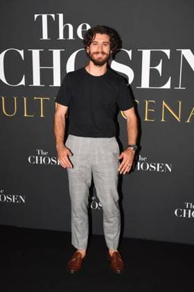 Rome, Cinema Adriano Premiere of the Series The Chosen The Last Supper , In the photo: George Harrison Xanthis  Copyright: xVincenzoxLandix xipa-agency.netx xVincenzoxLandix IPA_Agency_IPA59399189