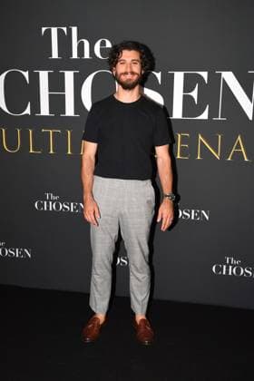 Rome, Cinema Adriano Premiere of the Series The Chosen The Last Supper , In the photo: George Harrison Xanthis  Copyright: xVincenzoxLandix xipa-agency.netx xVincenzoxLandix IPA_Agency_IPA59399191