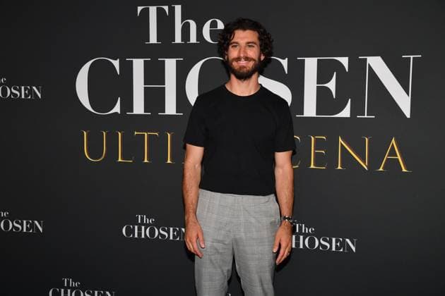 Rome, Cinema Adriano Premiere of the Series The Chosen The Last Supper , In the photo: George Harrison Xanthis  Copyright: xVincenzoxLandix xipa-agency.netx xVincenzoxLandix IPA_Agency_IPA59399195