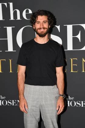 Rome, Cinema Adriano Premiere of the Series The Chosen The Last Supper , In the photo: George Harrison Xanthis  Copyright: xVincenzoxLandix xipa-agency.netx xVincenzoxLandix IPA_Agency_IPA59399199