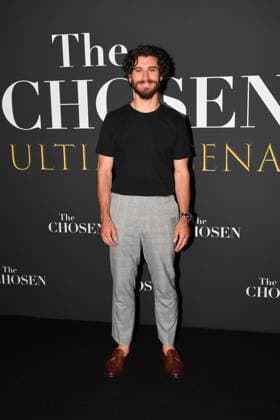 Rome, Cinema Adriano Premiere of the Series The Chosen The Last Supper , In the photo: George Harrison Xanthis  Copyright: xVincenzoxLandix xipa-agency.netx xVincenzoxLandix IPA_Agency_IPA59399201