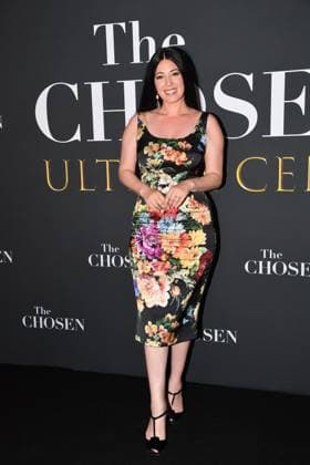 Rome, Cinema Adriano Premiere of the Series The Chosen The Last Supper , In the photo: Elizabeth Tabish  Copyright: xVincenzoxLandix xipa-agency.netx xVincenzoxLandix IPA_Agency_IPA59399224