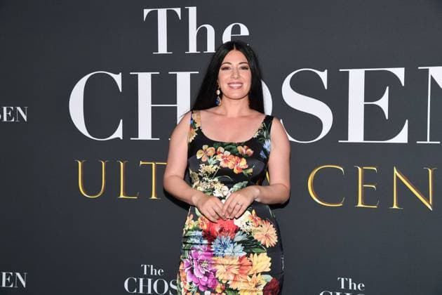 Rome, Cinema Adriano Premiere of the Series The Chosen The Last Supper , In the photo: Elizabeth Tabish  Copyright: xVincenzoxLandix xipa-agency.netx xVincenzoxLandix IPA_Agency_IPA59399228