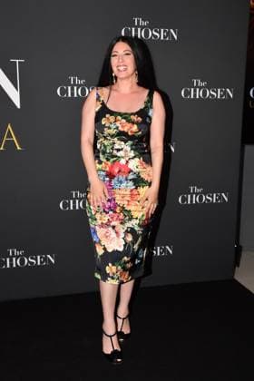 Rome, Cinema Adriano Premiere of the Series The Chosen The Last Supper , In the photo: Elizabeth Tabish  Copyright: xVincenzoxLandix xipa-agency.netx xVincenzoxLandix IPA_Agency_IPA59399240