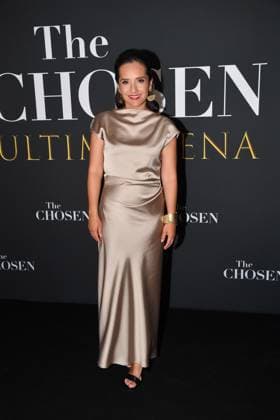 Rome, Cinema Adriano Premiere of the Series The Chosen The Last Supper , In the photo: Vanessa Benavente  Copyright: xVincenzoxLandix xipa-agency.netx xVincenzoxLandix IPA_Agency_IPA59399265