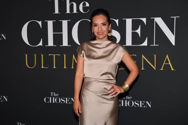 Rome, Cinema Adriano Premiere of the Series The Chosen The Last Supper , In the photo: Vanessa Benavente  Copyright: xVincenzoxLandix xipa-agency.netx xVincenzoxLandix IPA_Agency_IPA59399274