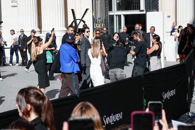 Arrivals at the second Saint Laurent Menswear Spring Summer 2026 show as part of Paris Fashion Week at the Bourse de Commerce Pinault Collection Zhang Kangle Arrivals at the second Saint Laurent Menswear Spring Summer 2026 show as part of Paris Fashion Week at the Bourse de Commerce Pinault Collection in Paris, France on June 24, 2025 Christophe Clovis Bestimage Celebs attending the Saint Laurent Menswear Spring Summer 2026 show as part of Paris Fashion Week on June 24, 2025 in Paris, France Paris France  Copyright: xChristophexClovisx xBestimagexChristophexClovisx xBestimagex