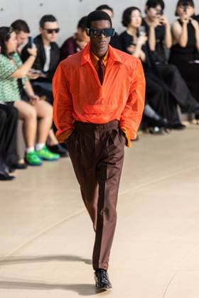 PFW - Men s Spring 2026 - Runway NB Model on the runway at the Saint Laurent show as part of Paris Men s Fashion Week on June 24, 2025 in Paris, France. Photo by Nasser Berzane ABACAPRESS.COM Paris France  Copyright: xBerzanexNasser ABACAx