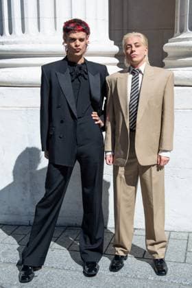 Entertainment Themen der Woche KW26 Entertainment Bilder des Tages Yves Saint Laurent Photocall CA7RIEL and Paco Amoroso attending the Yves Saint Laurent show in Paris, France on June 24, 2025. Photo by Aurore Marechal ABACAPRESS.COM Paris France  Copyright: xMarechalxAurore ABACAx