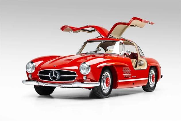 Luxury Mercedes owned by former Prime Minster goes on sale for £826,000 Story from Jam Press (Prime Minister Car) Pictured: The 1955 Mercedes-Benz 300SL Gullwing. Luxury Mercedes owned by former Prime Minster goes on sale for £826,000 A luxury Mercedes Benz owned by a former Prime Minister is selling for £826,000. This 1955 Mercedes-Benz 300SL Gullwing was owned by Lord Terence O’Neill before he became PM of Northern Ireland. Despite the car being 70 years old, it has just 3,000 miles on the clock and is in great condition. The Mercedes is fitted with a 3.0-litre M198 Inline-Six engine. The slick Gullwing can reach a hair-raising top speed of 161mph. The exterior of the car is finished in an eye-catching fire engine red paint and is  Copyright: xJamxPress BringxAxTrailer