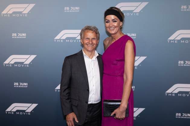 Premiere F1 The Movie AMSTERDAM, NETHERLANDS - JUNE 24: Jan Lammers and Mariska Hoyinck during Premiere F1 The Movie at Pathe Arena on June 24, 2025 in Amsterdam, Netherlands. (Photo by Marcel Koch BSR Agency) 78019720.jpg Amsterdam Pathe Arena Netherlands Content not available for redistribution in The Netherlands directly or indirectly through any third parties. Copyright: xBSRxAgencyx