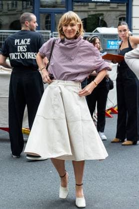PFW AMI Men s Spring 2026 - Arrivals NB Céline Sallette attends the AMI show as part of Paris Men s Spring 2026 Fashion Week on June 25, 2025 in Paris, France. Photo by Nasser Berzane ABACAPRESS.COM Paris France  Copyright: xBerzanexNasser ABACAx