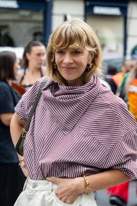 PFW AMI Men s Spring 2026 - Arrivals NB Céline Sallette attends the AMI show as part of Paris Men s Spring 2026 Fashion Week on June 25, 2025 in Paris, France. Photo by Nasser Berzane ABACAPRESS.COM Paris France  Copyright: xBerzanexNasser ABACAx