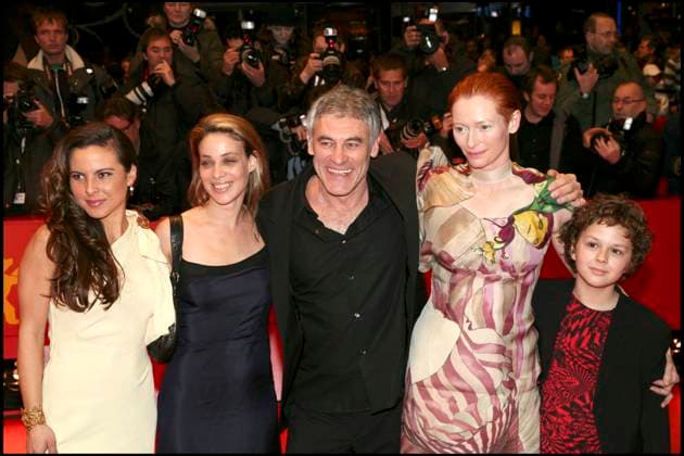 KATE DEL CASTILLO, ERICK ZONCA, TILDA SWINTON ET AIDAN GOULD - TAPIS ROUGE POUR LE FILM JULIA A LA 58EME BERLINALE RED CARPET - JULIA MOVIE - INTERNATIONAL FILM FESTIVAL OF BERLIN BERLIN Allemagne *** KATE DEL CASTILLO, ERICK ZONCA, TILDA SWINTON AND AIDAN GOULD RED CARPET FOR JULIA AT THE 58TH BERLINALE RED CARPET JULIA MOVIE INTERNATIONAL FILM FESTIVAL OF BERLIN BERLIN Germany  Copyright: xOLIVIERxVIGERIEx xBESTIMAGExOLIVIERxVIGERIEx xBESTIMAGEx