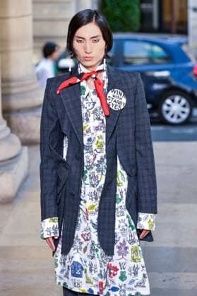 PFW - Walter Van Beirendonck Runway A model walks the runway during the Walter Van Beirendonck Menswear Spring Summer 2026 show as part of Paris Fashion Week on June 25, 2025 in Paris, France. Photo by Shootpix ABACAPRESS.COM Paris France  Copyright: xShootpix ABACAx