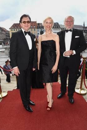 Serge Dorny Bayerische Staatsoper Intendant Katja Eichinger Autorin Produzentin Thomas Girst BMW.Group Kulturmanager Muenchen 27.06.2025 Bayerische Staatsoper Festspiel Premiere Kunstminister Markus Blume besucht der Oper Don Giovanni Muenchen