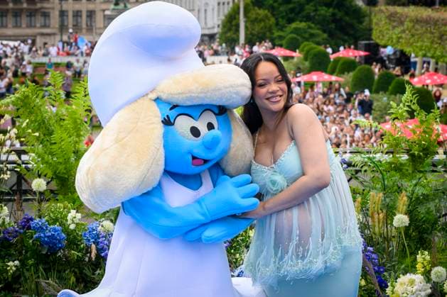 Entertainment Themen der Woche KW26 Bilder des Jahres 2025, Entertainment 06 Juni Entertainment Bilder des Tages Smurfs - Global Premiere BRUSSELS, BELGIUM - JUNE 28 : Rihanna pictured at the red carpet during the global premiere of the movie Smurfs on June 28, 2025 in Brussels, Belgium, 28 06 2025 Brussels Belgium  Copyright: xJanxDexMeuleneirx
