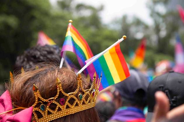 June 28, 2025, Mexico City, Mexico, Mexico: The 47th edition of the LGBTQ+ Pride March in CDMX, where thousands of people from the community gathered to march together from the emblematic Angel de la Independencia to the Zocalo of Mexico City, passing through emblematic streets such as Paseo de la Reforma Avenue, inside the march there were flags and made-up characters. Mexico City Mexico - ZUMAs310 20250628_zip_s310_014 Copyright: xLuisxExSalgadox