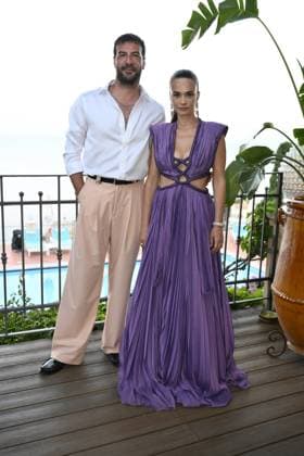 Taormina: Evening of the Nations Award. In the photo: Ismail Demirci,Hande Soral  Copyright: xMaurizioxD Avanzox xipa-agency.netx xMaurizioxDxAvanzox IPA_Agency_IPA59682532