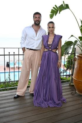 Taormina: Evening of the Nations Award. In the photo: Ismail Demirci,Hande Soral  Copyright: xMaurizioxD Avanzox xipa-agency.netx xMaurizioxDxAvanzox IPA_Agency_IPA59682534