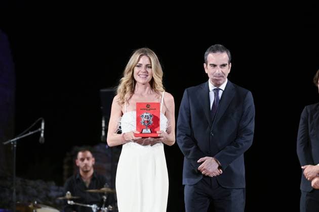 Taormina: Evening of the Nations Award. In the photo: Elisabetta Pellini  Copyright: xMaurizioxD Avanzox xipa-agency.netx xMaurizioxDxAvanzox IPA_Agency_IPA59682693