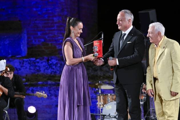Taormina: Evening of the Nations Award. In the photo: Hande Soral  Copyright: xMaurizioxD Avanzox xipa-agency.netx xMaurizioxDxAvanzox IPA_Agency_IPA59682672