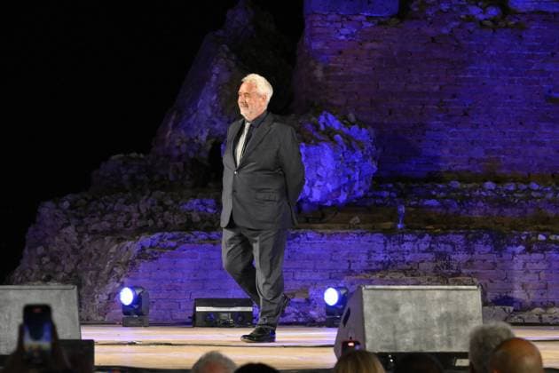 Luc Besson At Nation Award Evening - Taormina Luc Besson attends the Nation Award Evening during the Taormina Film Festival, in Taormina, Italy, Monday, June 30, 2025. (Photo by D’Avanzo Maurizio IPA ABACAPRESS.COM Taormina Italy  Copyright: xD AvanzoxMaurizio IPA ABACAx