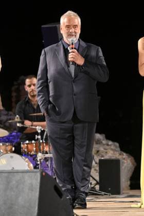 Luc Besson At Nation Award Evening - Taormina Luc Besson attends the Nation Award Evening during the Taormina Film Festival, in Taormina, Italy, Monday, June 30, 2025. (Photo by D’Avanzo Maurizio IPA ABACAPRESS.COM Taormina Italy  Copyright: xD AvanzoxMaurizio IPA ABACAx