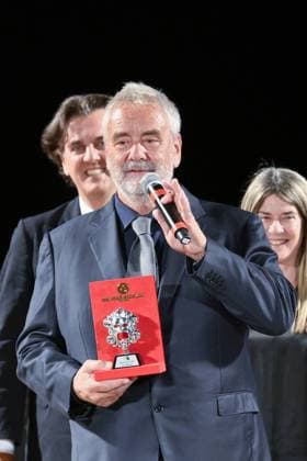 Luc Besson At Nation Award Evening - Taormina Luc Besson attends the Nation Award Evening during the Taormina Film Festival, in Taormina, Italy, Monday, June 30, 2025. (Photo by D’Avanzo Maurizio IPA ABACAPRESS.COM Taormina Italy  Copyright: xD AvanzoxMaurizio IPA ABACAx