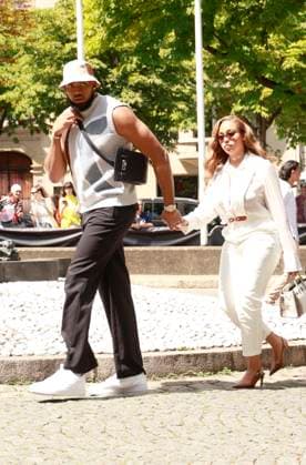 Celebrities at Hermès Collection Homme Prêt à Porter Printemps Eté 2026 fashion show during Paris Fashion Week PFW Karl Anthony Towns, Jordyn Woods Celebrities at Hermès Collection Homme Prêt à Porter Printemps Eté 2026 fashion show during Paris Fashion Week on june 28th 2025 Christophe Aubert Bestimage Celebrities at Hermès Men Ready to Wear Spring Summer 2026 Collection fashion show, during Paris Fashion Week on june 28th 2025 Paris France  Copyright: xChristophexAubertxviaxBestimagexChristophexAubertxviaxBestimagex